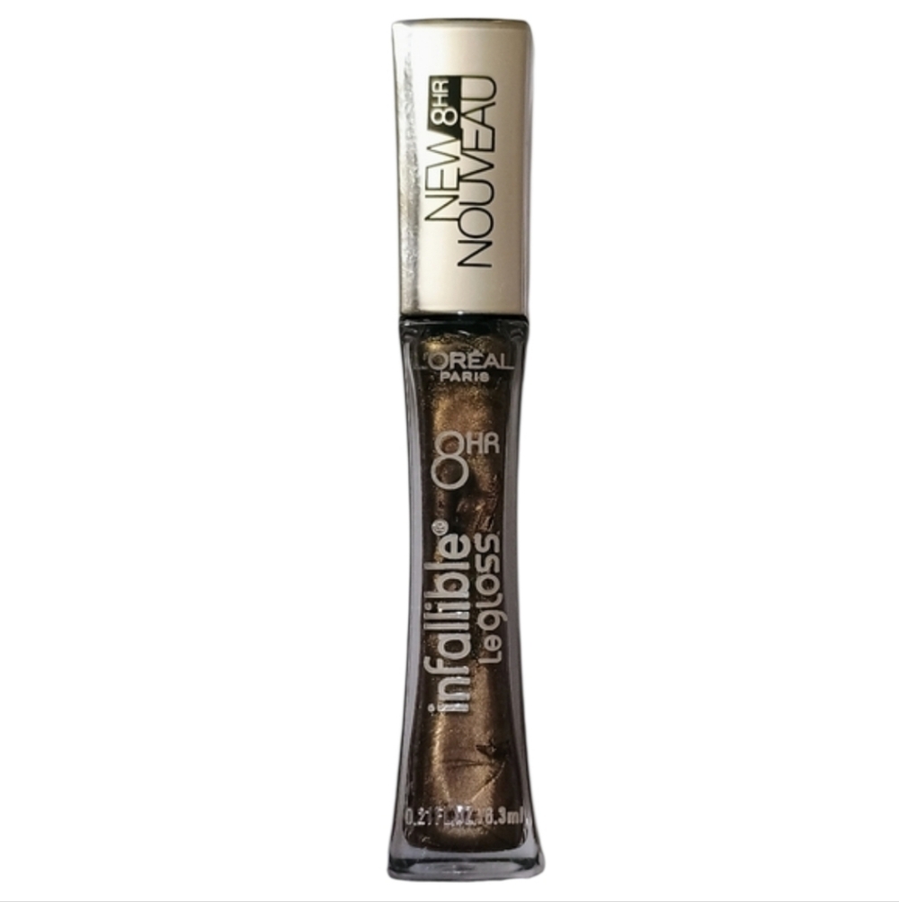 3 x L'Oreal Paris Infallible 8HR Never Fail Lip Gloss, 715 Raisin